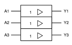 Mechanical Drawing - onsemi NL37WZ16 Triple Buffers